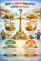 ซื้อพาเลทหรือเช่า? วิเคราะห์ต้นทุนโลจิสติกส์ผ่าน CapEx vs OpEx