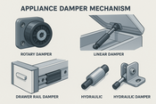 What Is a Damper? | A Small Mechanism That Reduces Impact Noise and Extends Appliance Lifespan