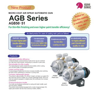 AGB Series - Micro coat air spray automatic gun Bangkok Thailand
