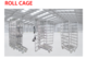 ROLL CAGE ที่ช่วยประหยัดพื้นที่จัดเก็บ - การออกแบบซ้อนทับได้และรองรับการปรับขนาด (ไทย สมุทรปราการ)