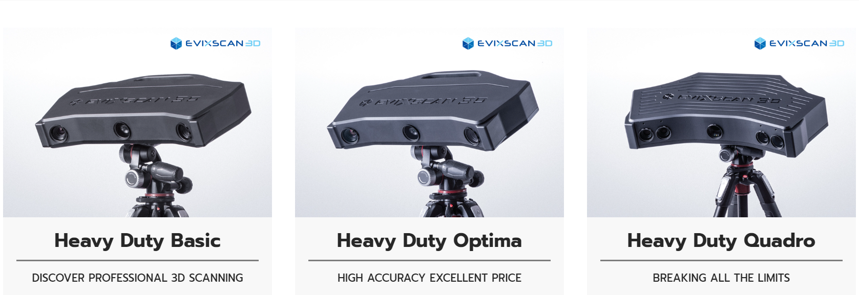 eviXscan 3D Heavy Duty Quadro - professional 3D scanner